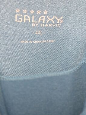 Galaxy by Harvic Blue Tee - 4XL